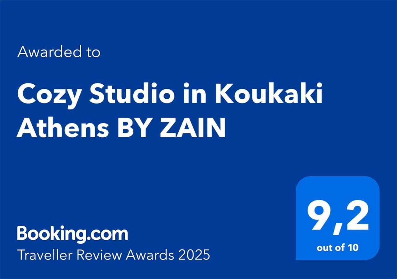 Cozy Studio In Koukaki Athens By Zain Luaran gambar